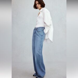 H&M Light Blue Ultra Wide-Leg Jeans Like New